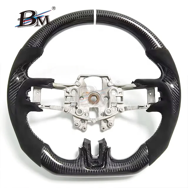 Sport Style For Ford Mustang Glossy Carbon-Fiber Steering Wheel 2015 2016 2017 Car High Quality Interior Automobile Accessory
Sport Style For Ford Mustang Glossy Carbon-Fiber Steering Wheel 2015 2016 2017 Car High Quality Interior Automobile Accessory