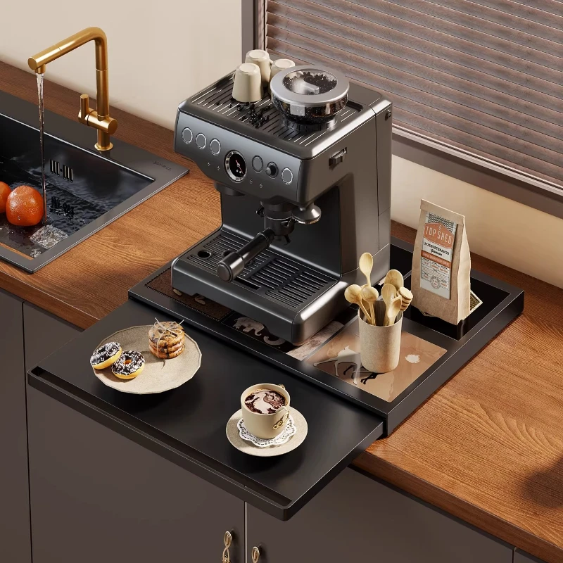 Coffee Bar Storage Shelf with Drawer Countertop Organizer Rack Stand Holder for Coffee Machine Cups Tea Bags Pods Kitchen
Coffee Bar Storage Shelf with Drawer Countertop Organizer Rack Stand Holder for Coffee Machine Cups Tea Bags Pods Kitchen