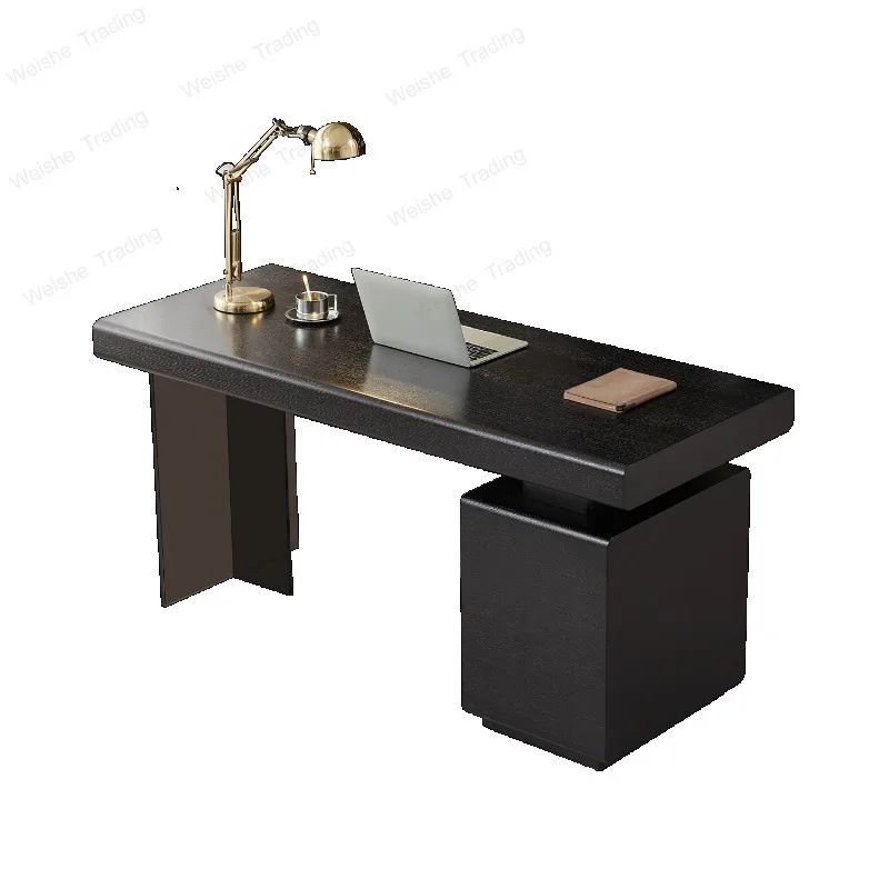 New Italian minimalist oak desk light luxury minimalist home retro high-end boss desk
New Italian minimalist oak desk light luxury minimalist home retro high-end boss desk
