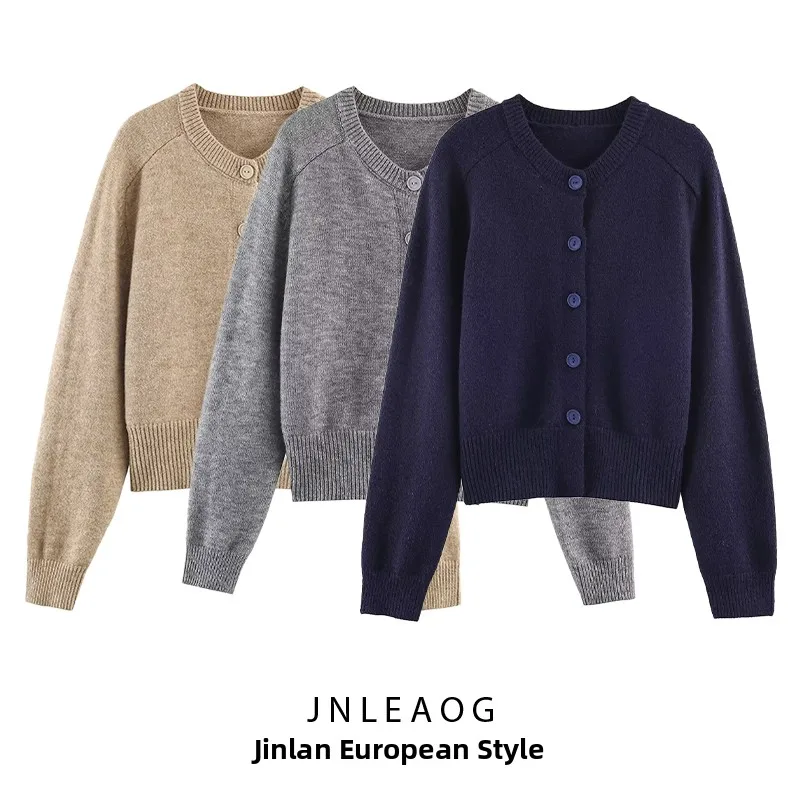 JNLEAOG Soft Knitted Fashionable Women's Outerwear Autumn New Style Versatile Design Long Sleeve Polyester Fiber Cardigan
JNLEAOG Soft Knitted Fashionable Women's Outerwear Autumn New Style Versatile Design Long Sleeve Polyester Fiber Cardigan