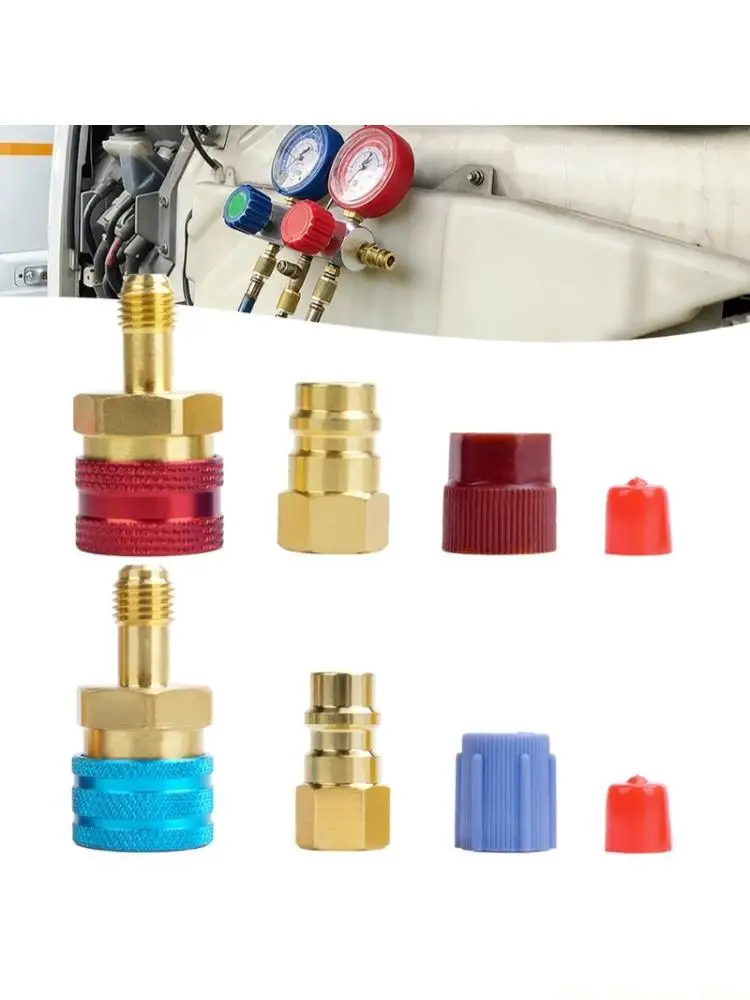 J0MA R1234yf to R134a Conversion Quick Couplers High Low Side Connector Conversion
J0MA R1234yf to R134a Conversion Quick Couplers High Low Side Connector Conversion