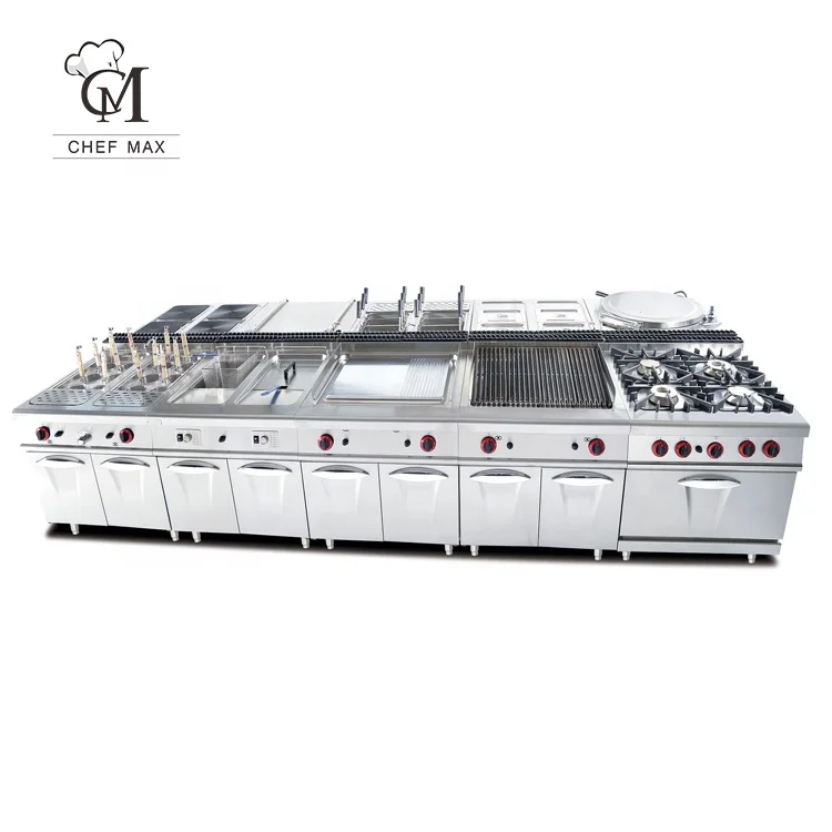 CHEFMAX Hotel Western Italian Gas Kitchen Equipment Restaurant Equipment Commercial Kitchen Equipment Design Project
CHEFMAX Hotel Western Italian Gas Kitchen Equipment Restaurant Equipment Commercial Kitchen Equipment Design Project
