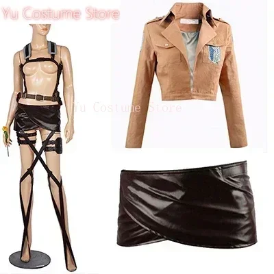 Yu Attack on Titan Косплей Shingeki no Kyojin Mikasa Ackerman Косплей Костюм Куртка Шаль Пояс Костюм Кожаные Шорты Полные Комплекты
Yu Attack on Titan Косплей Shingeki no Kyojin Mikasa Ackerman Косплей Костюм Куртка Шаль Пояс Костюм Кожаные Шорты Полные Комплекты