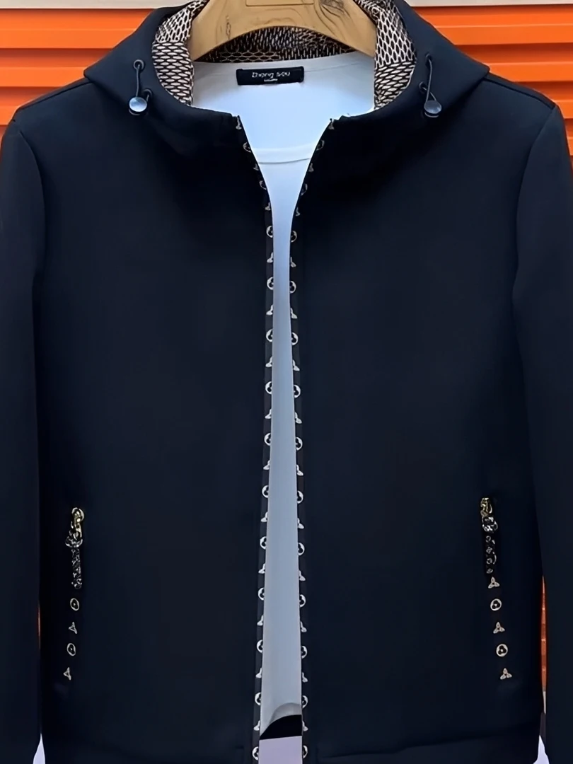 Men's Casual Hooded Jacket Outerwear Fashionable Versatile Loose Comfortable Warm High Quality Polyester Fiber Standard Fit
Men's Casual Hooded Jacket Outerwear Fashionable Versatile Loose Comfortable Warm High Quality Polyester Fiber Standard Fit
