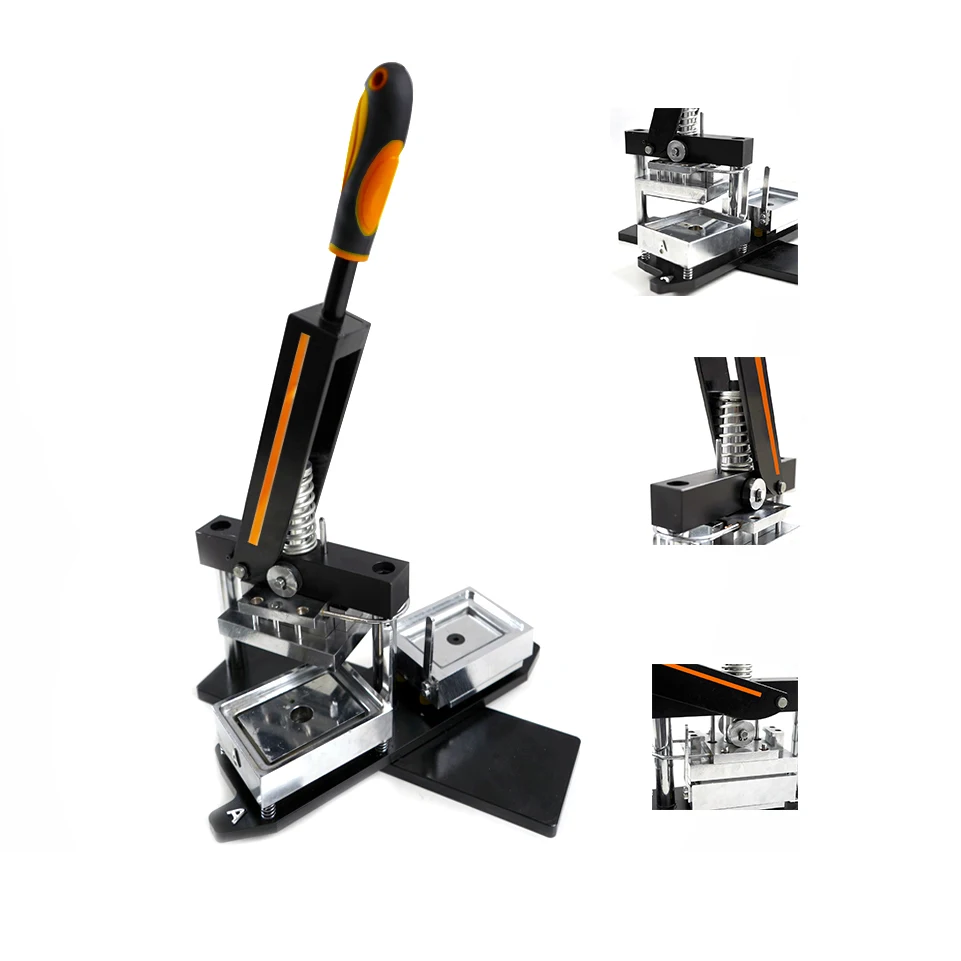 Small Portable 80*53mm Badge Maker Machine DIY Photo Fridge Magnet Sticker Rectangle Badge Making Machine
Small Portable 80*53mm Badge Maker Machine DIY Photo Fridge Magnet Sticker Rectangle Badge Making Machine