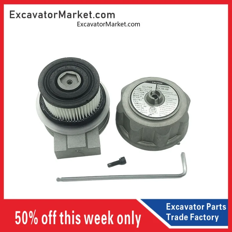 Excavator Parts For Kato Hitachi Hyundai 210 200 450 820 700 Hydraulic Tank Cover Breathing Filter Assembly with
Excavator Parts For Kato Hitachi Hyundai 210 200 450 820 700 Hydraulic Tank Cover Breathing Filter Assembly with