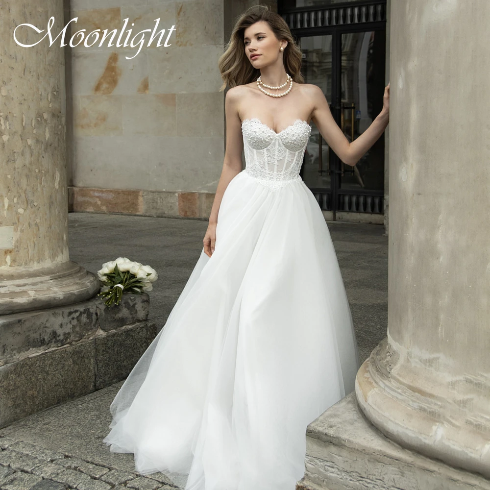 Elegant Lace Sweetheart Beading A-Line Wedding Dress 2026 Women Backless Sweep Train Bridal Gown Vestidos De Novia Customized
Elegant Lace Sweetheart Beading A-Line Wedding Dress 2026 Women Backless Sweep Train Bridal Gown Vestidos De Novia Customized