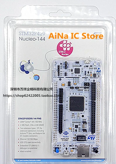1pcs~5pcs/lot NUCLEO-F429ZI Nucleo-144 STM32F429ZIT6 Development board learning board
1pcs~5pcs/lot NUCLEO-F429ZI Nucleo-144 STM32F429ZIT6 Development board learning board