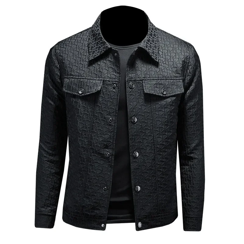 European Station's Spring and Autumn New Jacquard Lapel Jacket Men's Apartment Empty Picture, Fashionable and Individual Coats
European Station's Spring and Autumn New Jacquard Lapel Jacket Men's Apartment Empty Picture, Fashionable and Individual Coats