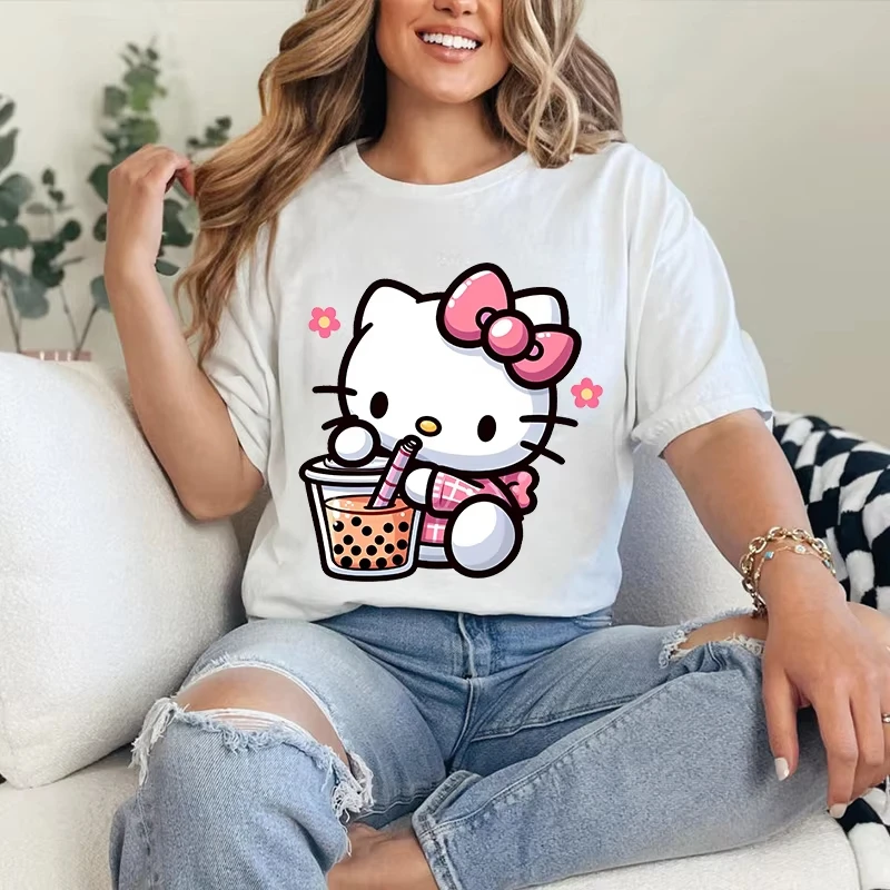 2026 Summer new Hello Kitty Collection100%Cotton Printed Short-sleeved T-shirt Boys and Girls Children's
2026 Summer new Hello Kitty Collection100%Cotton Printed Short-sleeved T-shirt Boys and Girls Children's