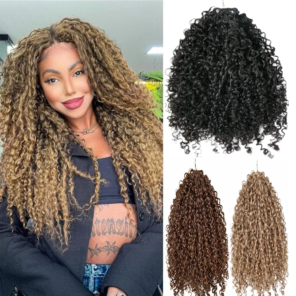 Honey Blonde Kinky Curly Crochet Hair Human Hair Knotless Pre-Separated Brown Burmese Curly Hair Extensions 100% Raw Human Hair
Honey Blonde Kinky Curly Crochet Hair Human Hair Knotless Pre-Separated Brown Burmese Curly Hair Extensions 100% Raw Human Hair