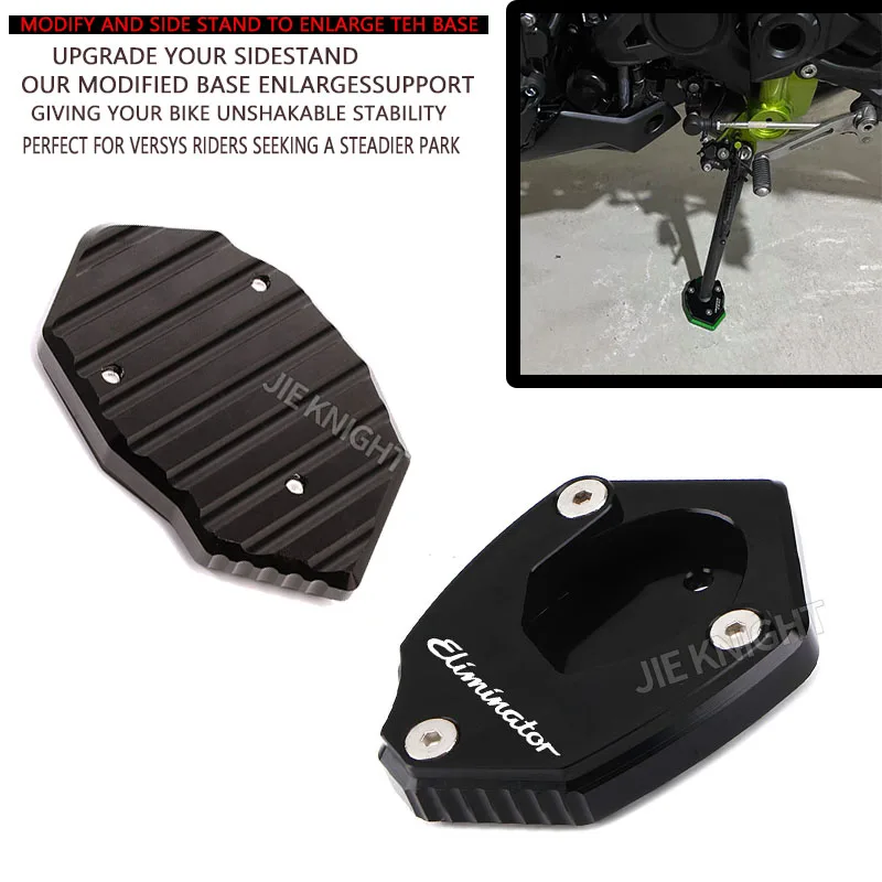 For Kawasaki Eliminator 500 Eliminator500 2024 2025 Motorcycle Accessories CNC Kickstand Foot Enlarger Side Stand Extension Pad
For Kawasaki Eliminator 500 Eliminator500 2024 2025 Motorcycle Accessories CNC Kickstand Foot Enlarger Side Stand Extension Pad