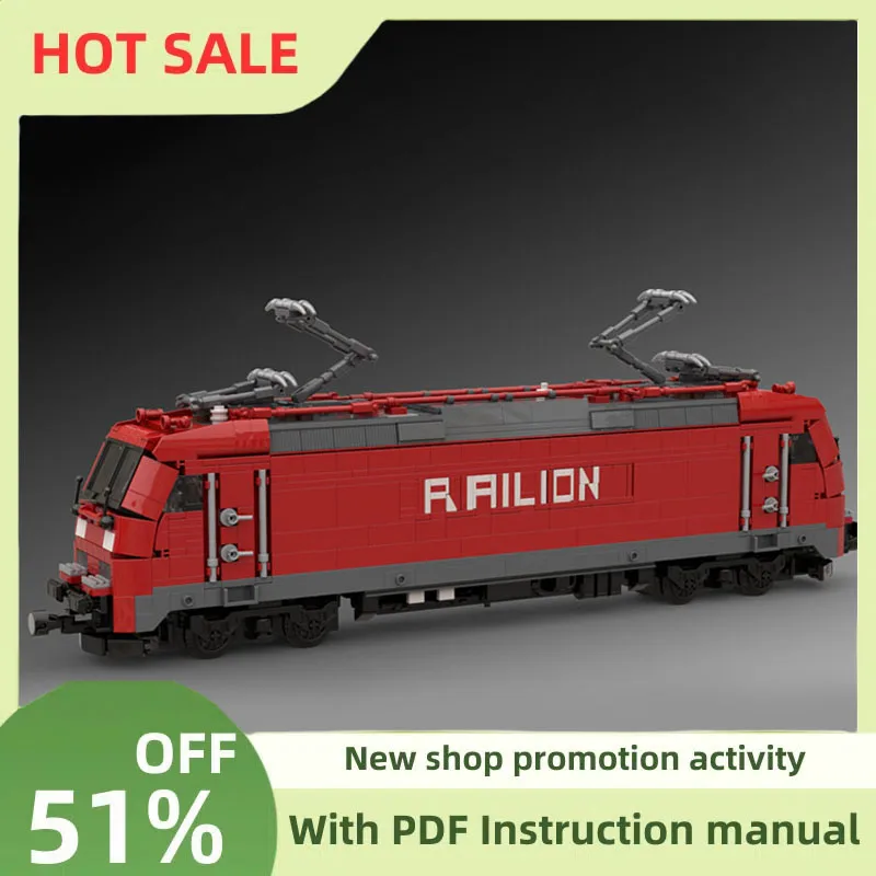 New City Technical Train Tracks Railway Moc Br-185 Railion Cargo Locomotive Model Building Block Diy Creative Ideas Kid Toy Gift
New City Technical Train Tracks Railway Moc Br-185 Railion Cargo Locomotive Model Building Block Diy Creative Ideas Kid Toy Gift