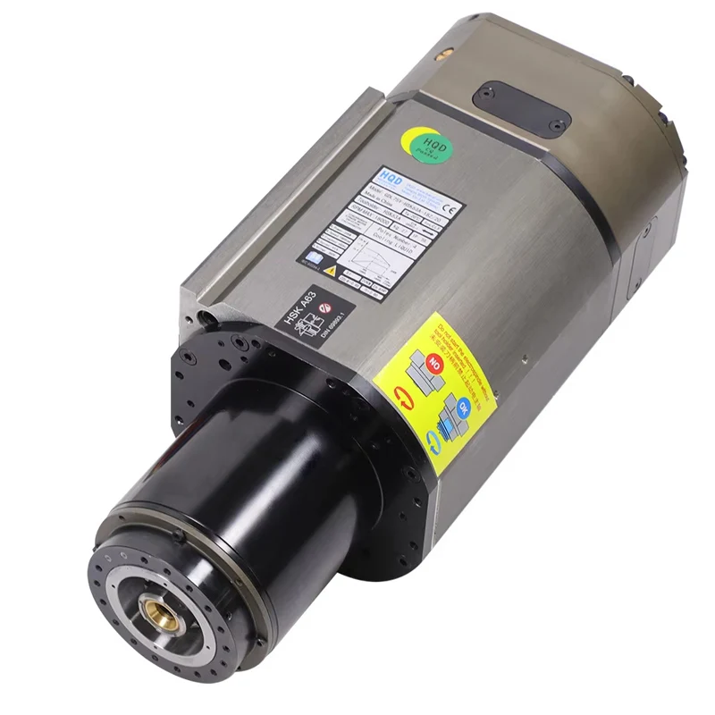 20kw Spindle Motor HQD GDL75Y-HSK63A-18Z/20 Automatic Tool Changing Water-cooled Spindle For 5 Axis Machine Tool Spindle
20kw Spindle Motor HQD GDL75Y-HSK63A-18Z/20 Automatic Tool Changing Water-cooled Spindle For 5 Axis Machine Tool Spindle