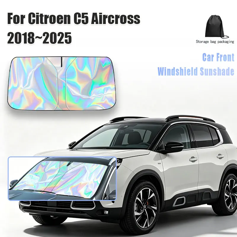 For Citroen C5 Aircross 2018-2025 Car Front Window Sun Visor Blocks UV Reflective Parasol Sunshade Protector Cover
For Citroen C5 Aircross 2018-2025 Car Front Window Sun Visor Blocks UV Reflective Parasol Sunshade Protector Cover