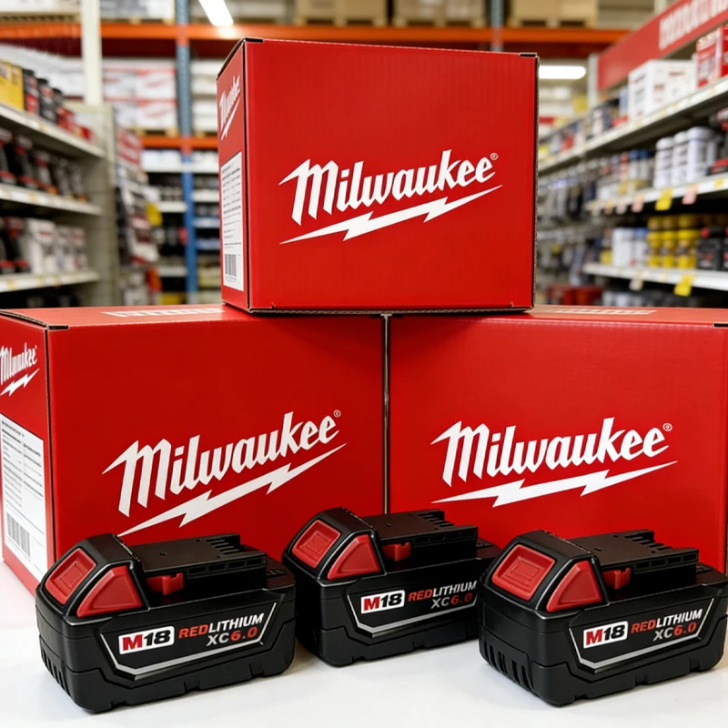 18V Milwaukee M18 18650 battery cell 18V full capacity durable electric wrench angle grinder universal across the entire range
18V Milwaukee M18 18650 battery cell 18V full capacity durable electric wrench angle grinder universal across the entire range
