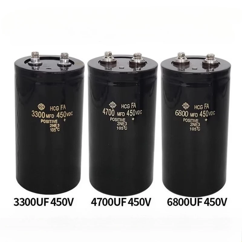 Высокочастотный конденсатор HCG FA 450VDC 3300 4700 6800MFD μF450V, алюминиевый электролитический конденсатор
Высокочастотный конденсатор HCG FA 450VDC 3300 4700 6800MFD μF450V, алюминиевый электролитический конденсатор