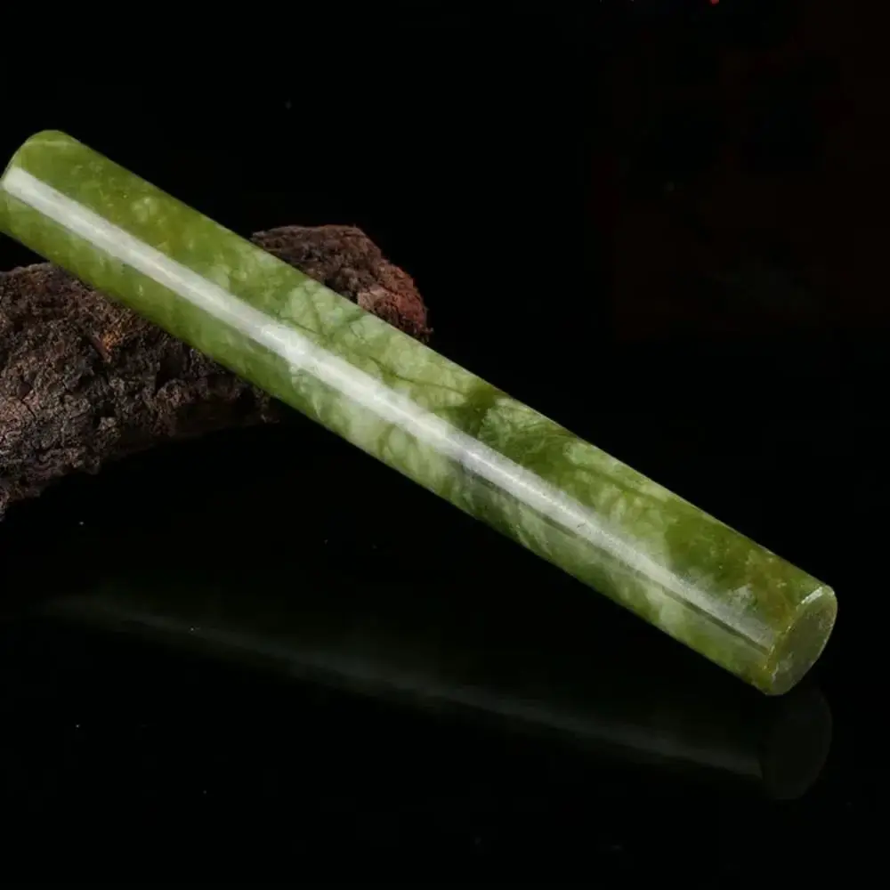 Natural Green Jade Stone Rolling Pin Crystal Wand Healing Spiritual Tool for Chakra Balancing Noodle and Cake Making Stone Stick
Natural Green Jade Stone Rolling Pin Crystal Wand Healing Spiritual Tool for Chakra Balancing Noodle and Cake Making Stone Stick