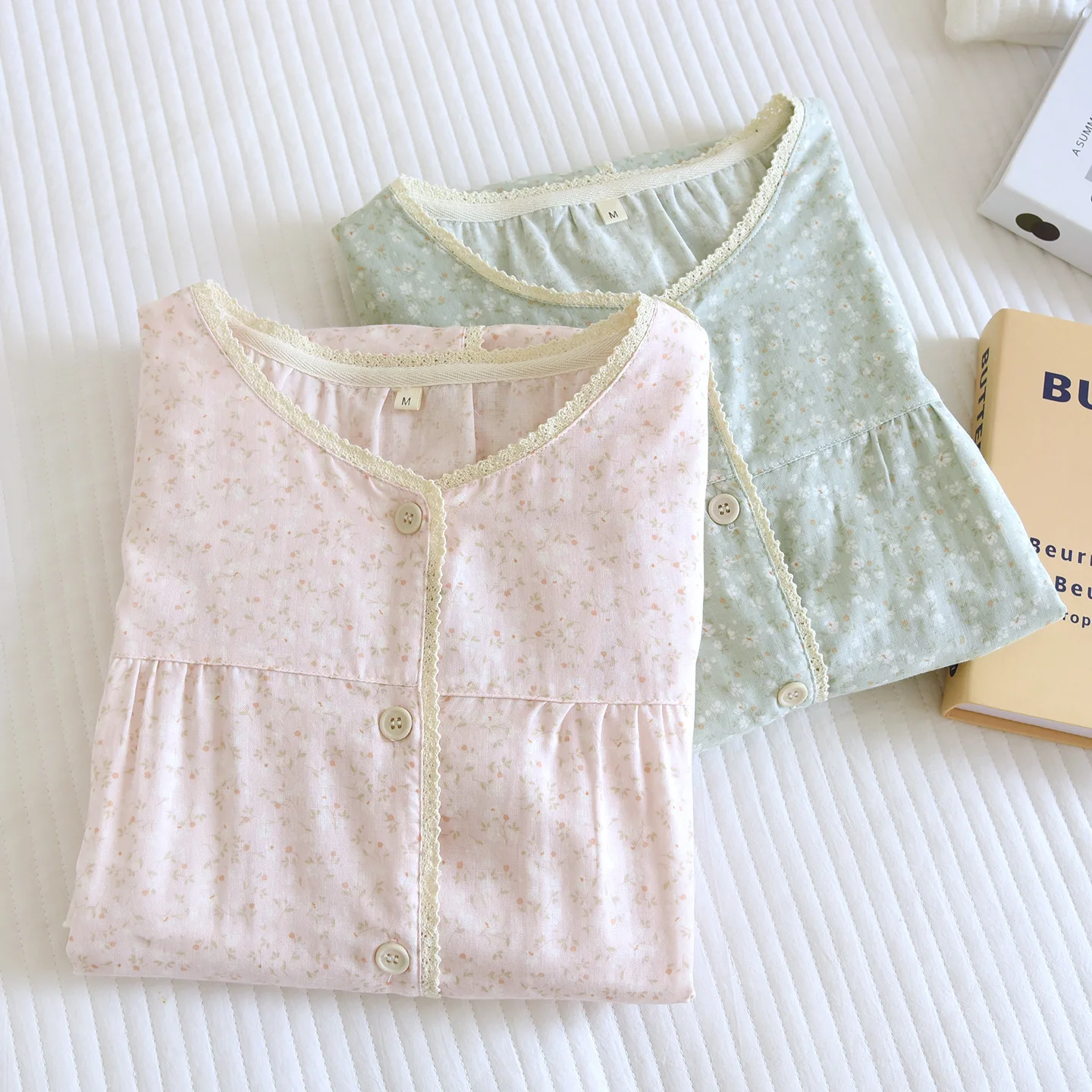 Summer Sleeping Dress Cotton Crepe Short Sleeve Skirt Shirt Dress Women's Button Long Dress Home Casual Dress
Summer Sleeping Dress Cotton Crepe Short Sleeve Skirt Shirt Dress Women's Button Long Dress Home Casual Dress