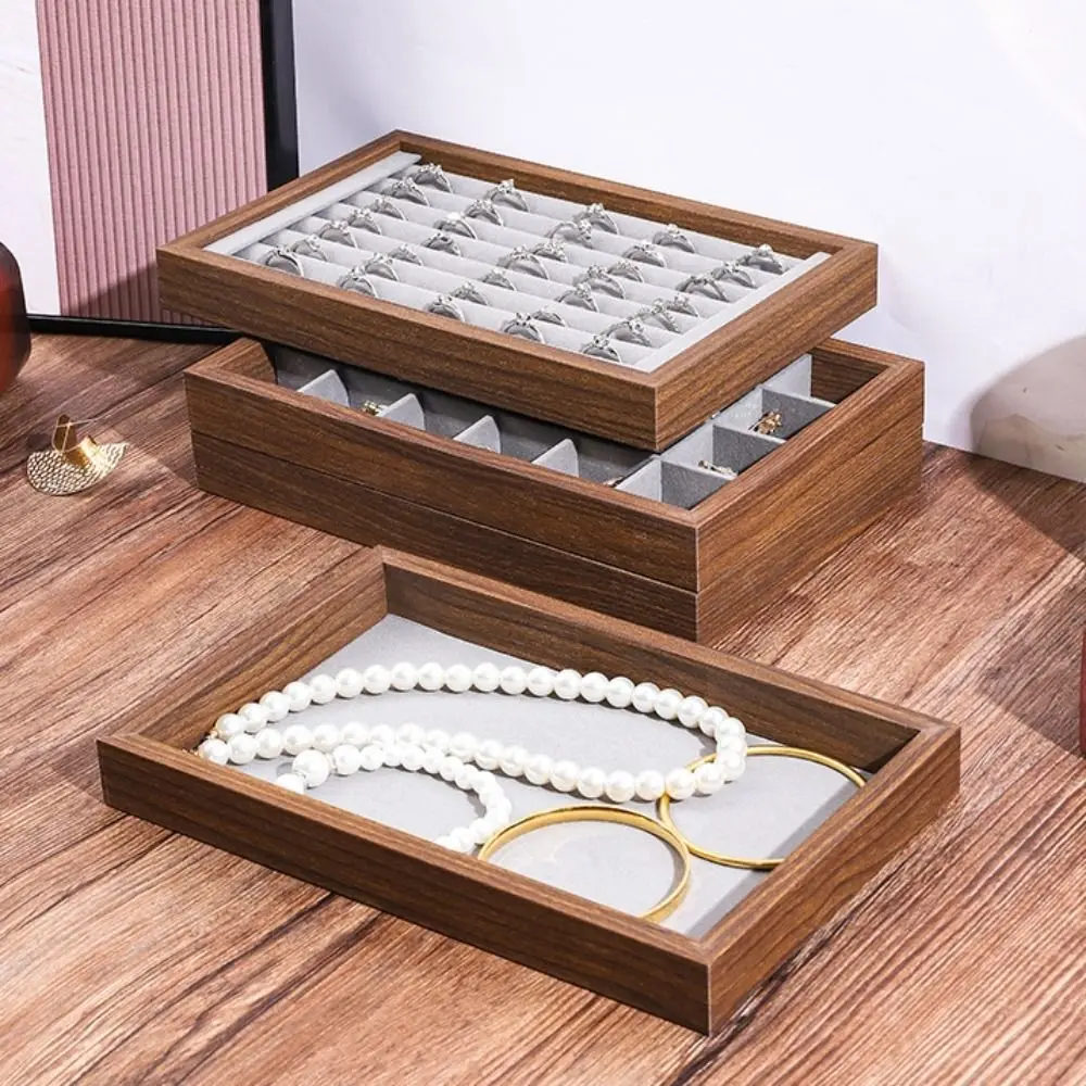 12/24 Grids Wooden Jewelry Tray Velvet Simple Jewelry Display Tray Storage Box Necklaces Jewelry Organizer Jewelry Display
12/24 Grids Wooden Jewelry Tray Velvet Simple Jewelry Display Tray Storage Box Necklaces Jewelry Organizer Jewelry Display