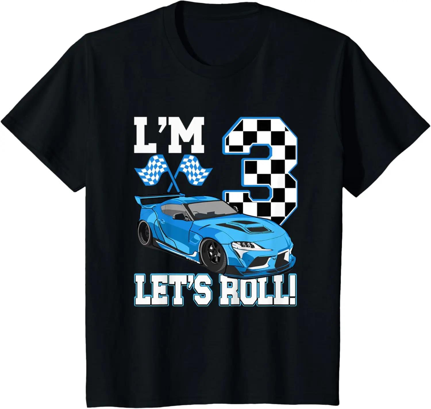 Детская футболка Let's Roll Kids на 3-й день рождения для мальчиков на 3-летний гоночный автомобиль
Детская футболка Let's Roll Kids на 3-й день рождения для мальчиков на 3-летний гоночный автомобиль