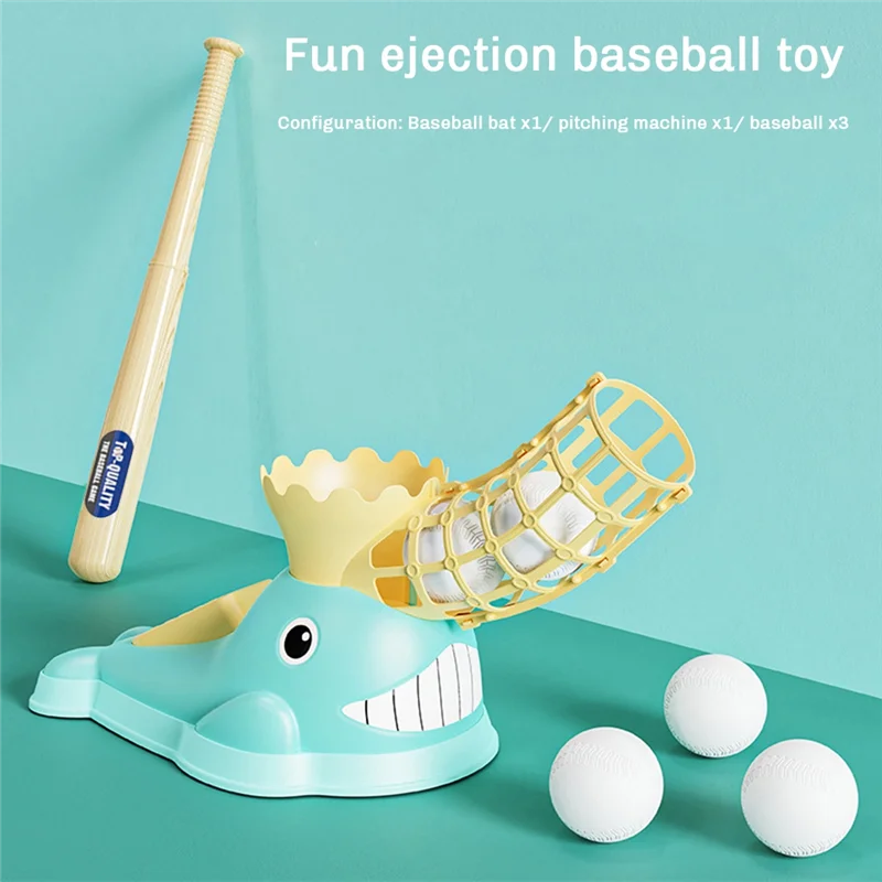Stable-Baseball Pitching Machine Toy For Children With Bat And 3 Baseball Balls For Birthday Gifts
Stable-Baseball Pitching Machine Toy For Children With Bat And 3 Baseball Balls For Birthday Gifts