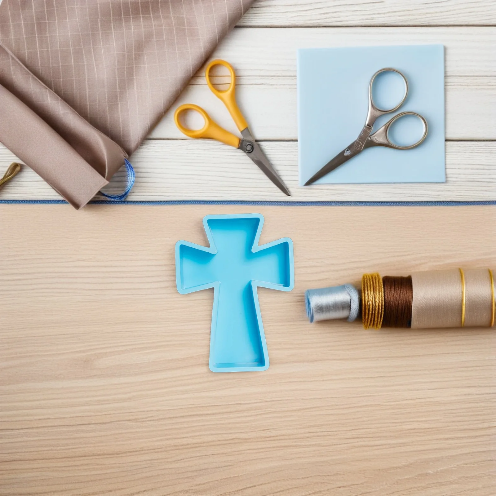 DIY Cross Silicone Mold for Epoxy Resin Holder Aromatherapy Soap Craft Making Mold for Candles DIY Aromatherapy Plaster
DIY Cross Silicone Mold for Epoxy Resin Holder Aromatherapy Soap Craft Making Mold for Candles DIY Aromatherapy Plaster