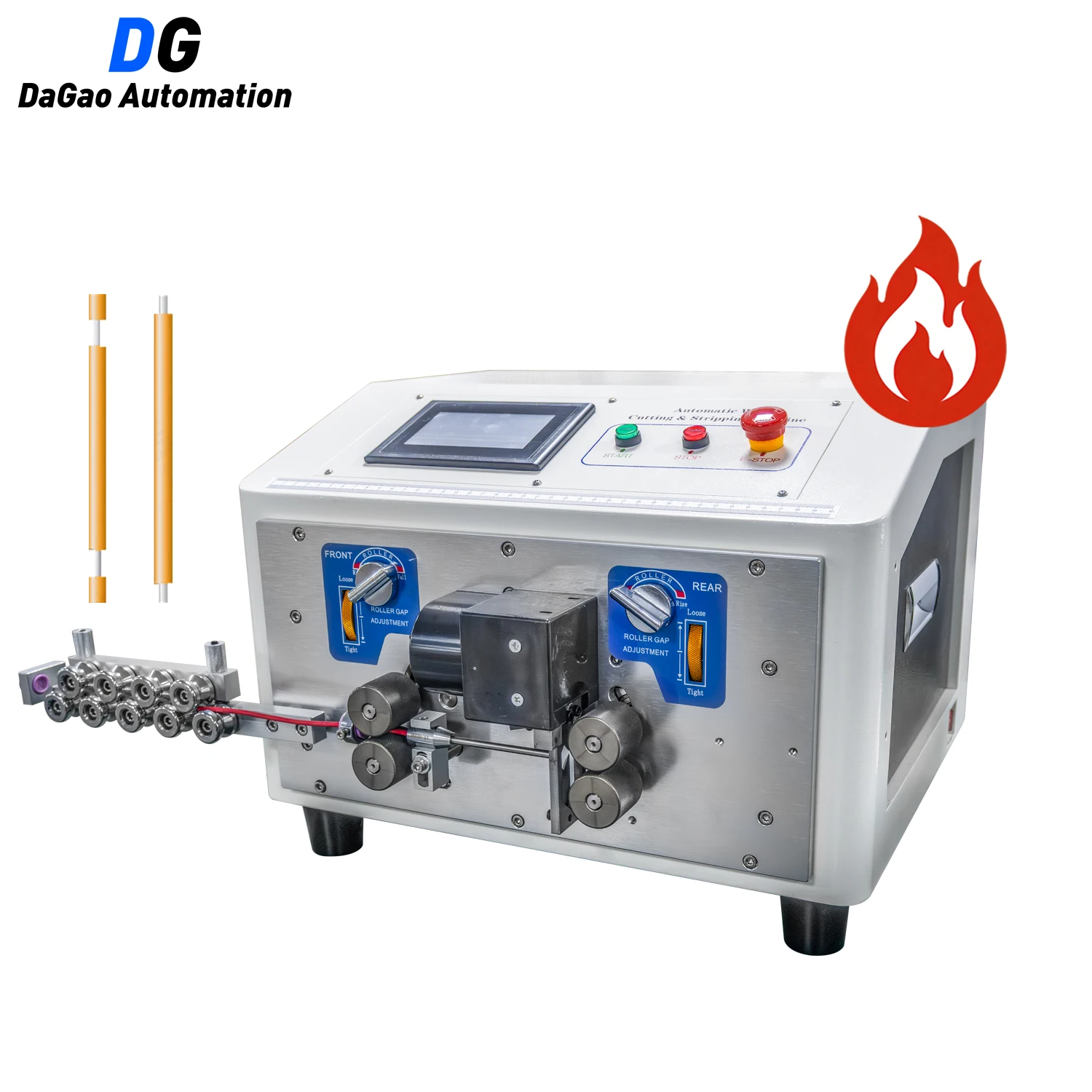 Fully Electrical Touch Screen Cable Stripping Machine Automatic Cable Wire Cutting Stripping Machine
Fully Electrical Touch Screen Cable Stripping Machine Automatic Cable Wire Cutting Stripping Machine