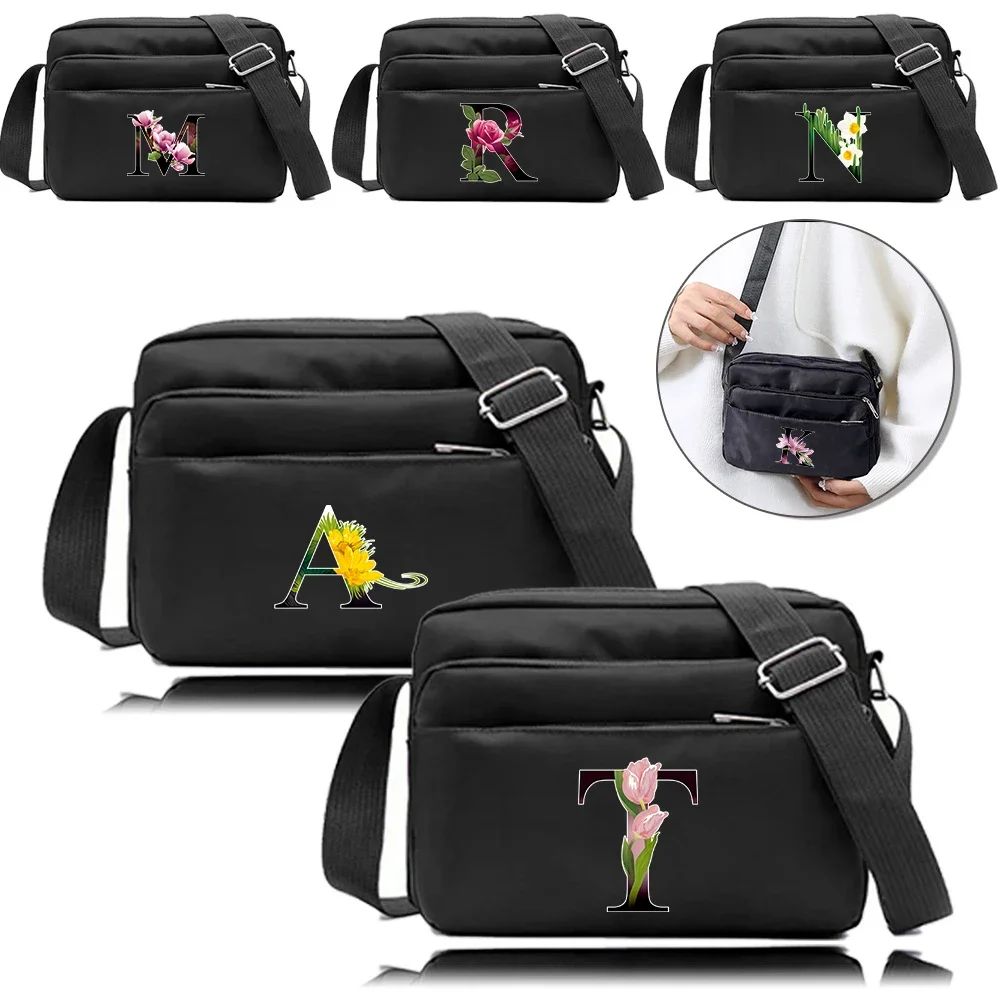 Flower color Letter Print Crossbody Bag Large Capacity Short Trip Dual-Use Storage Shoulder Bag Adjustable Strap Shopping Bag
Flower color Letter Print Crossbody Bag Large Capacity Short Trip Dual-Use Storage Shoulder Bag Adjustable Strap Shopping Bag