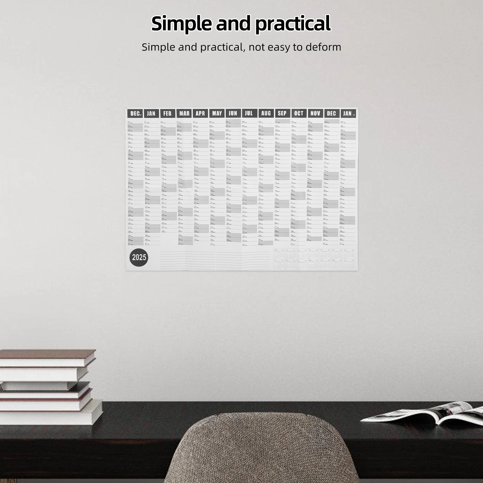 2025 Wall Calendar Creative Planner Decorative Yearly Schedule Home Office Daily Planning Hanging Paper Agenda
2025 Wall Calendar Creative Planner Decorative Yearly Schedule Home Office Daily Planning Hanging Paper Agenda