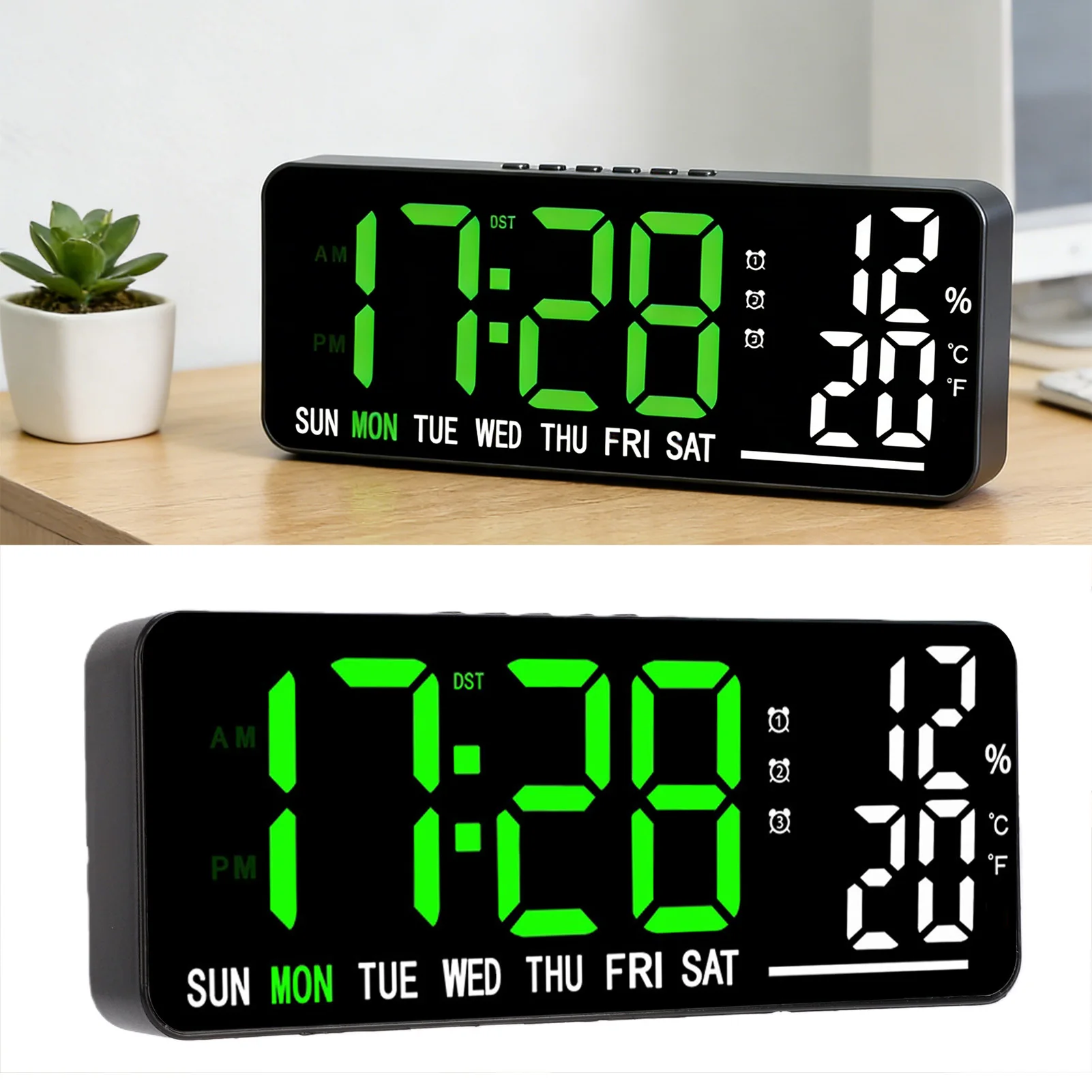 Digital Wall Clock LED Digital Wall Clock Power Off Memory Perpetual Calendar Large Display Digital Clock for Home School
Digital Wall Clock LED Digital Wall Clock Power Off Memory Perpetual Calendar Large Display Digital Clock for Home School
