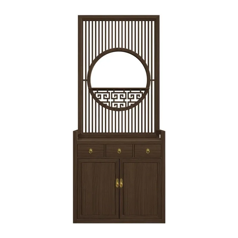 New Chinese-style entrance cabinet, living room door, screen partition cabinet, solid wood shoe cabinet, integrated shelf,
New Chinese-style entrance cabinet, living room door, screen partition cabinet, solid wood shoe cabinet, integrated shelf,