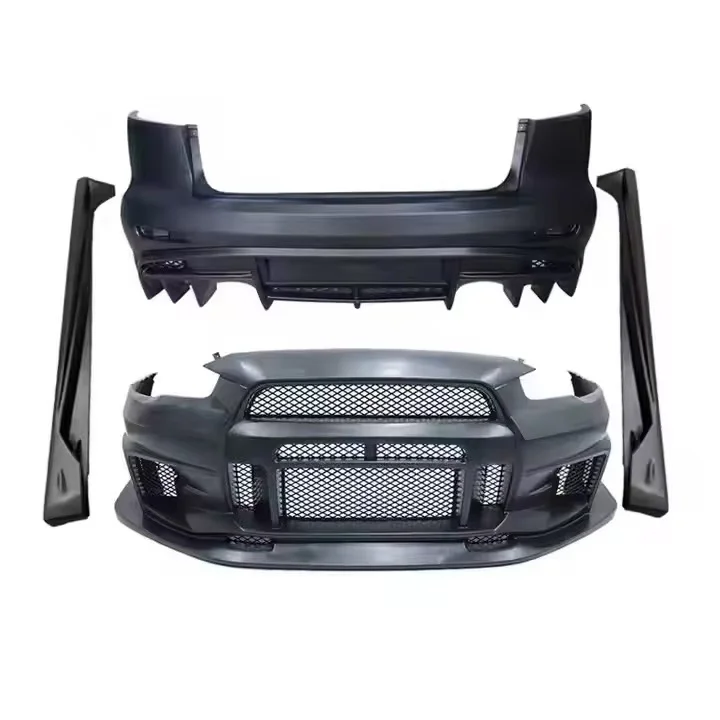 Mitsubishi Lanser modified Vari style V3 front bumper, rear bumper side skirt PP high quality Vari style body kit
Mitsubishi Lanser modified Vari style V3 front bumper, rear bumper side skirt PP high quality Vari style body kit