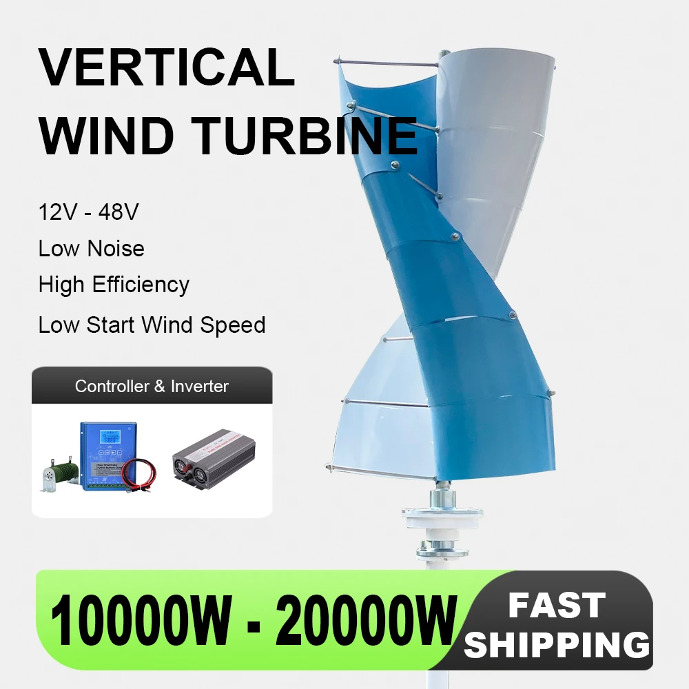 Home Use High Efficiency 15KW 10KW 3-Phase 20000W Wind Generator Wind Turbine 48V 24V 12V Low Rpm With Wind MPPT Controller
Home Use High Efficiency 15KW 10KW 3-Phase 20000W Wind Generator Wind Turbine 48V 24V 12V Low Rpm With Wind MPPT Controller
