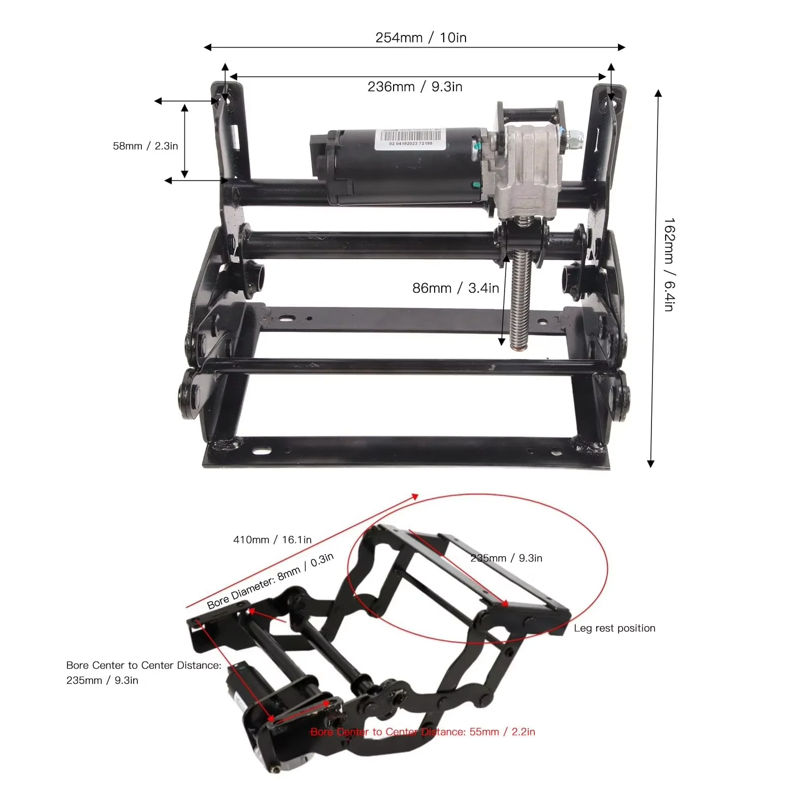 12V Car Seat Electric Leg Rest Adjustable Push Rod Type Leg Support for RV Commercial Vehicle Seat Modification Parts
12V Car Seat Electric Leg Rest Adjustable Push Rod Type Leg Support for RV Commercial Vehicle Seat Modification Parts