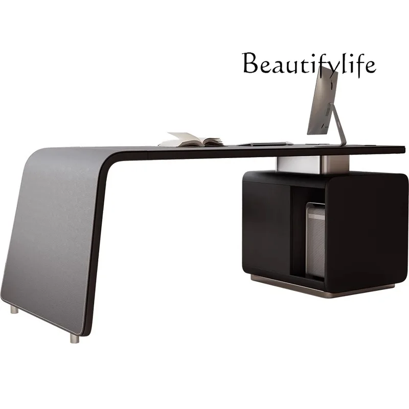 Light luxury modern Italian minimalist desktop computer desk home writing workbench new desk
Light luxury modern Italian minimalist desktop computer desk home writing workbench new desk