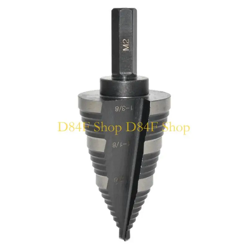 D84F Step Drill Bit for Metal for Ideal for Metalworking 3/8" Shank 7/8 to 1-3/8"
D84F Step Drill Bit for Metal for Ideal for Metalworking 3/8" Shank 7/8 to 1-3/8"