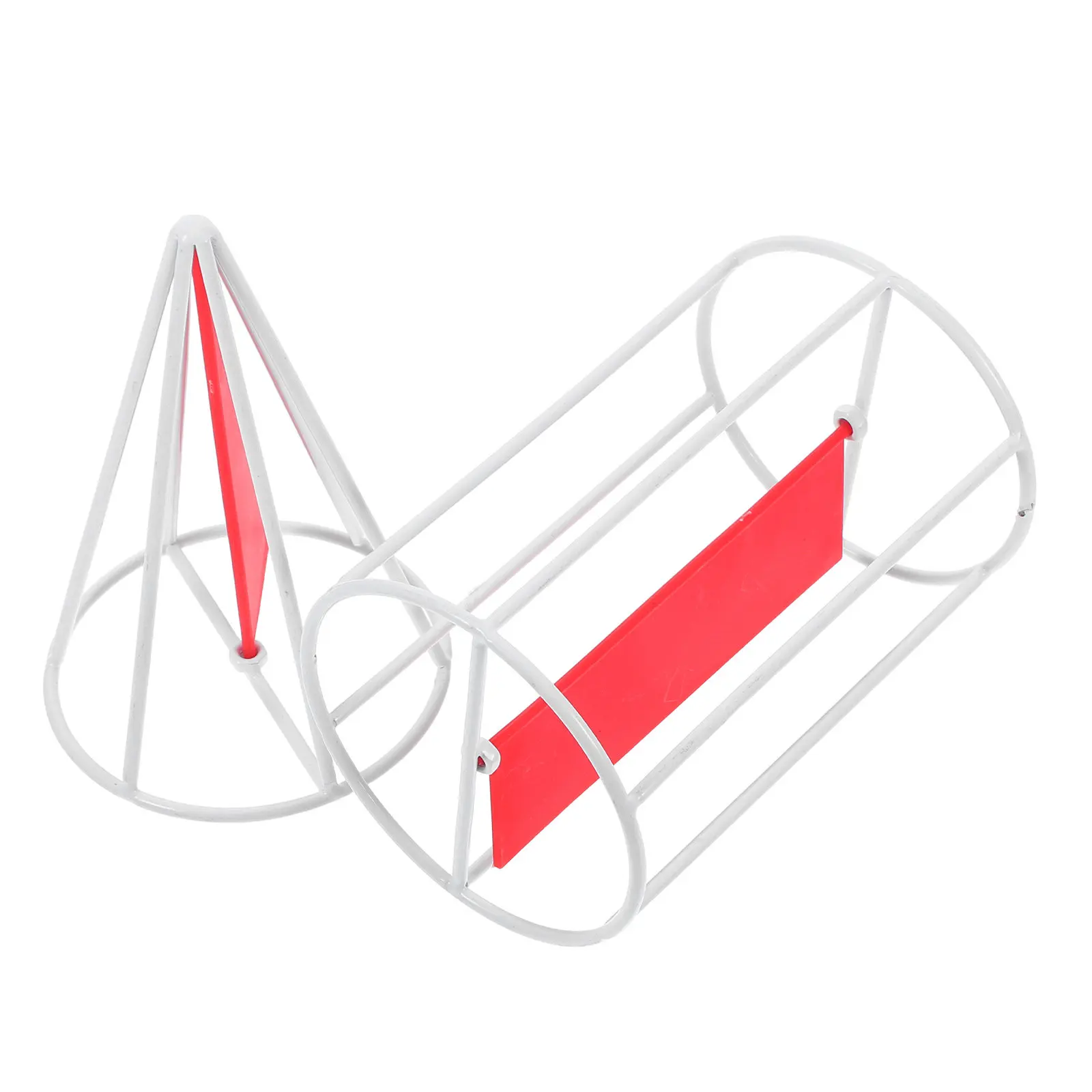 1Set Cylinder Cone Geometric Teaching Aid Metal Wire Frame Rotating 3D Solids for Volume Surface Area Calculation Elementary
1Set Cylinder Cone Geometric Teaching Aid Metal Wire Frame Rotating 3D Solids for Volume Surface Area Calculation Elementary