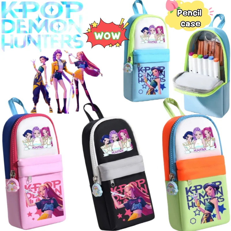 New KPop Demon Hunters Rumi stationery case creative high-value printing student large-capacity portable waterproof pencil case
New KPop Demon Hunters Rumi stationery case creative high-value printing student large-capacity portable waterproof pencil case