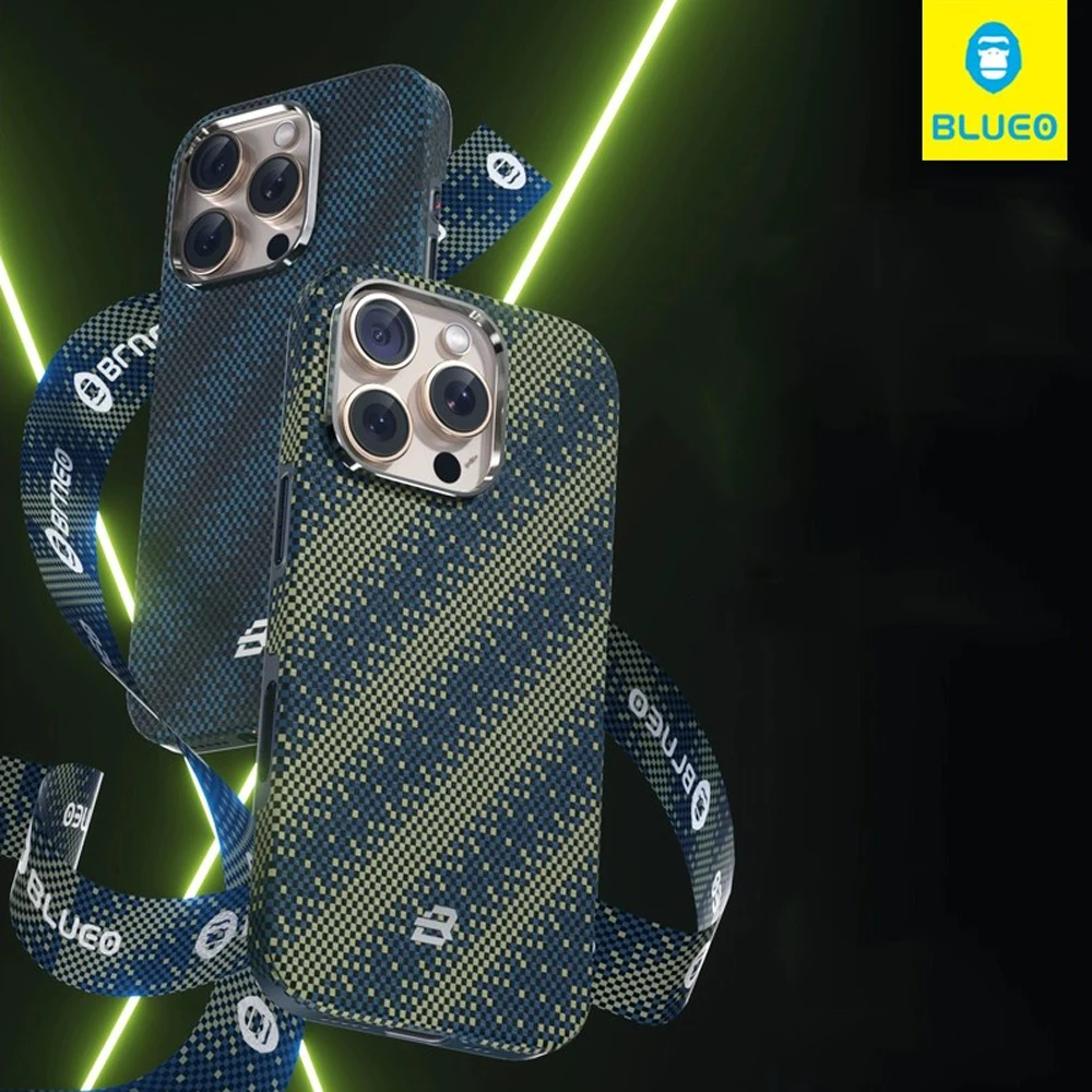 Blueo Kevlar Series for iPhone 16 Pro Max Case Gilded Tactile Woven Galaxy Aramid Fiber Magnetic Case for iPhone 16 Pro Case
Blueo Kevlar Series for iPhone 16 Pro Max Case Gilded Tactile Woven Galaxy Aramid Fiber Magnetic Case for iPhone 16 Pro Case