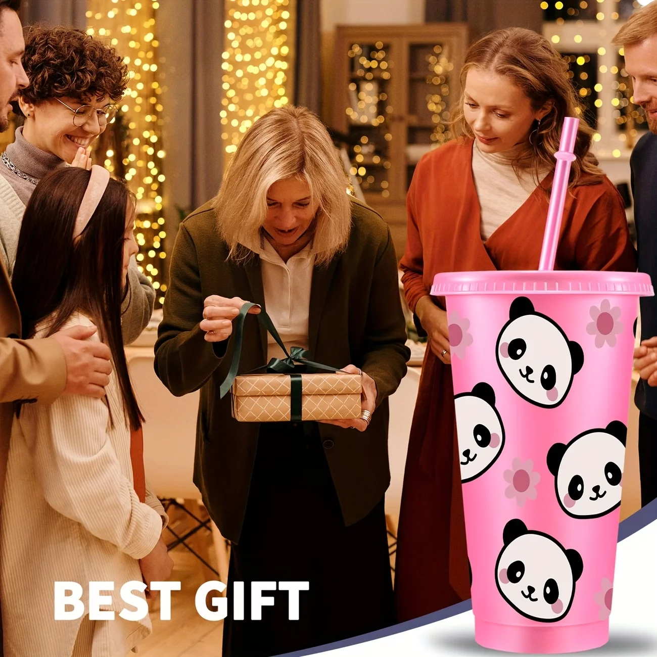 10PCS 26oz Cute Panda Print Plastic Cups with Lid & Straw, Colorful Iced Coffee Cups for Holiday Party
10PCS 26oz Cute Panda Print Plastic Cups with Lid & Straw, Colorful Iced Coffee Cups for Holiday Party