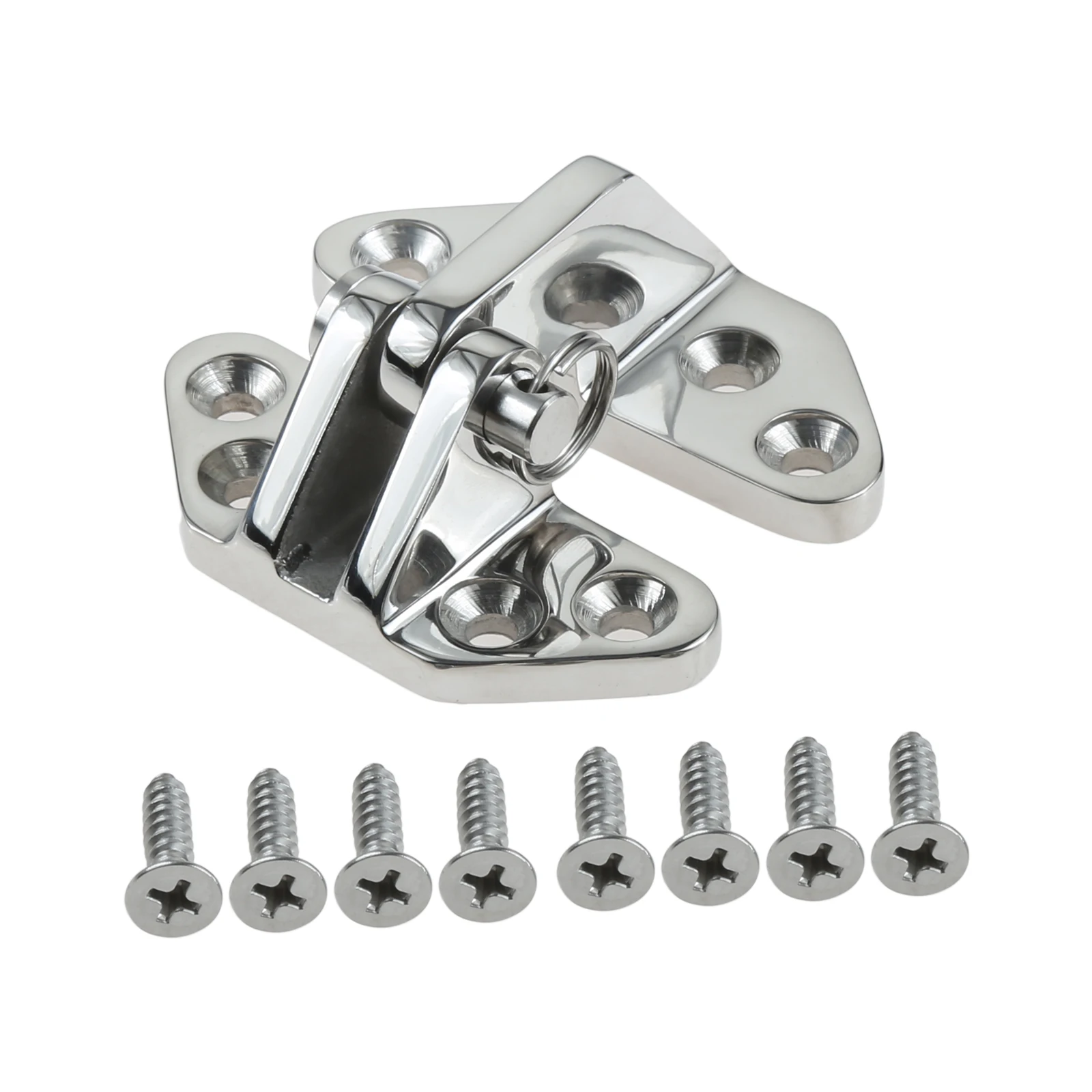 1 Pc Yacht Hardware Butterfly Hinge with 8 Pc M5*20 Self-Tapping Screws 316 Stainless Steel Boat Hatch Hinge 68x70mm
1 Pc Yacht Hardware Butterfly Hinge with 8 Pc M5*20 Self-Tapping Screws 316 Stainless Steel Boat Hatch Hinge 68x70mm