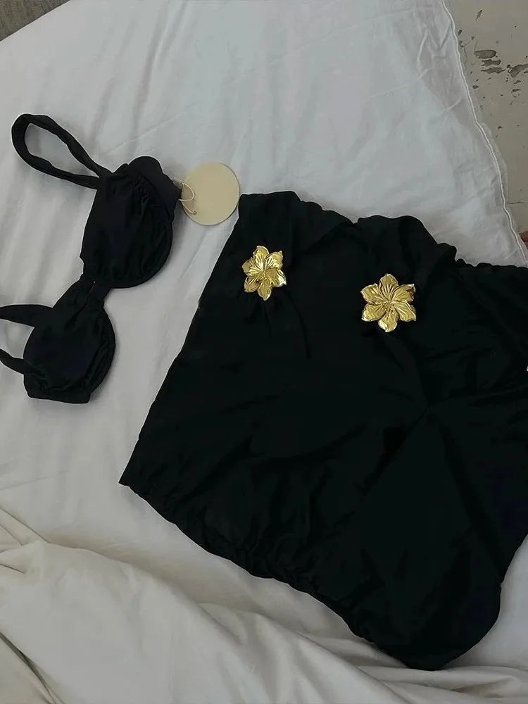 2025New Style Short Skirt Three-Piece Set Two-Piece BikiniswimsuitSolid Color Swimsuit for Women
2025New Style Short Skirt Three-Piece Set Two-Piece BikiniswimsuitSolid Color Swimsuit for Women