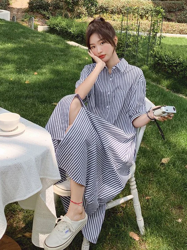 plus Size 300 Pounds Women's Plaid Short Sleeve Collar Dress Slimming Summer Midi Dress Korean Style Casual A-Line Skirt
plus Size 300 Pounds Women's Plaid Short Sleeve Collar Dress Slimming Summer Midi Dress Korean Style Casual A-Line Skirt