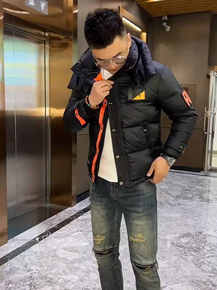 Мужская зимняя куртка-пуховик с капюшоном, утепленная, повседневная, в стиле Streetwear, молодежная, модная, универсальная, в корейском тренде
Мужская зимняя куртка-пуховик с капюшоном, утепленная, повседневная, в стиле Streetwear, молодежная, модная, универсальная, в корейском тренде