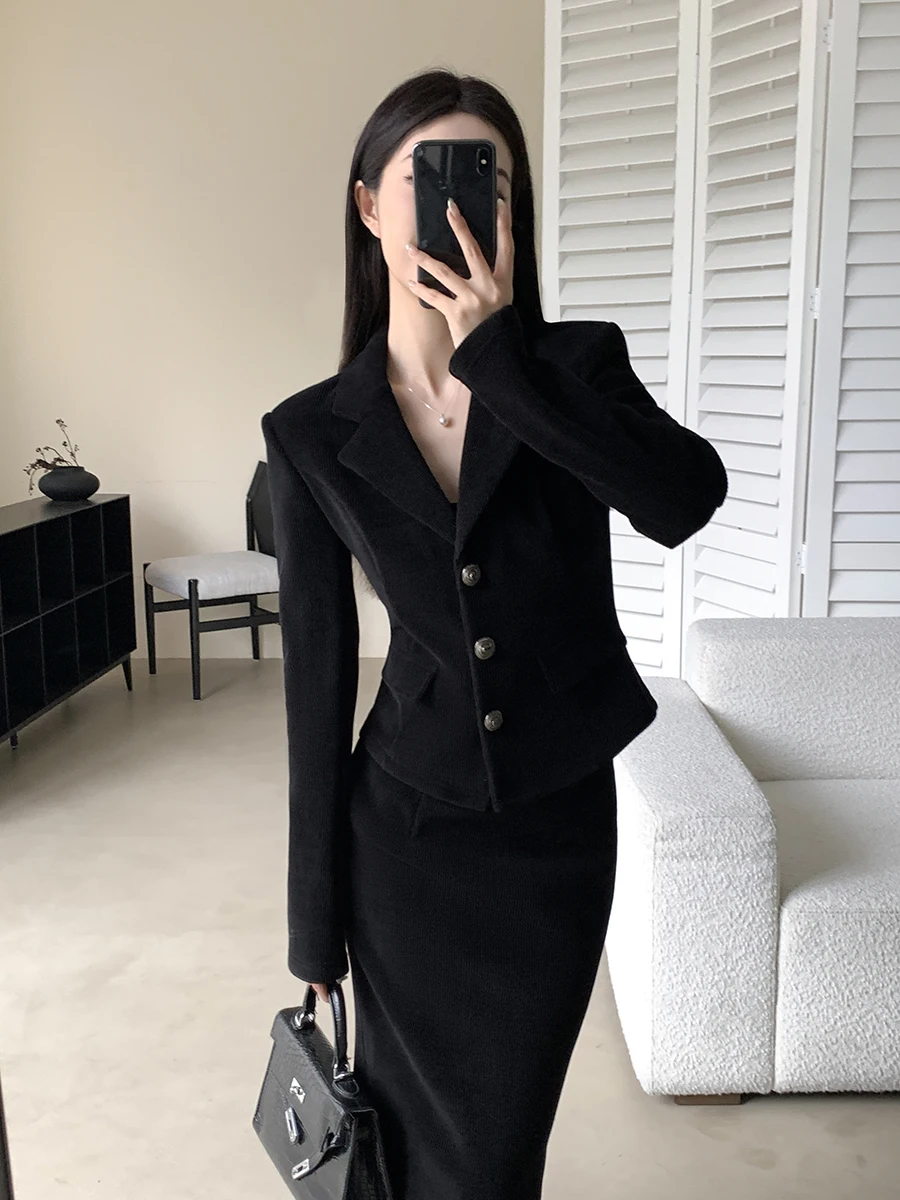FT GuoGe Women's Bla ort Fce Lined Jaet Slim Fit oulder Level Top Vintage Sle Commute Faion Polyester Fiber
FT GuoGe Women's Bla ort Fce Lined Jaet Slim Fit oulder Level Top Vintage Sle Commute Faion Polyester Fiber