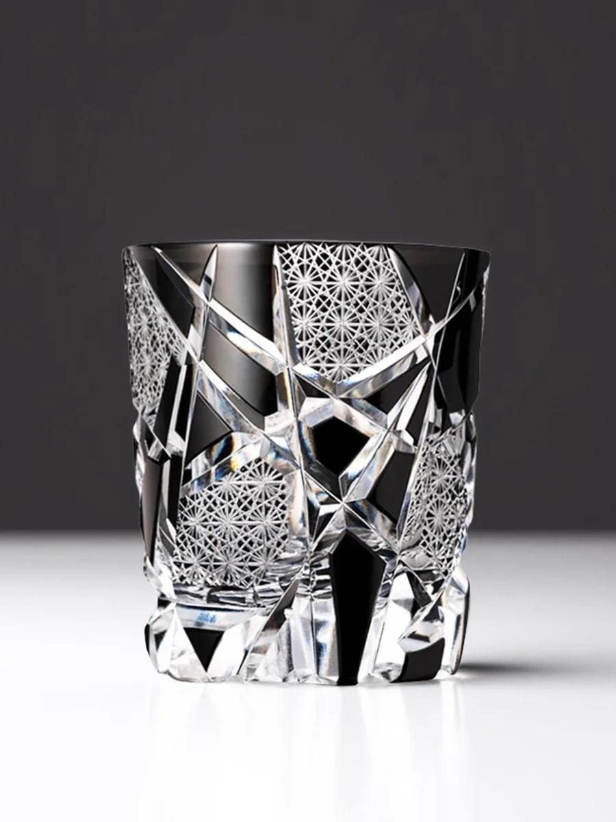 Fine Carving Cool Black Flashing Lightning Edo Kiriko Crystal Ware Wine Glass Top Quality Whiskey Cup Beer Water Mug Dad's Gifts
Fine Carving Cool Black Flashing Lightning Edo Kiriko Crystal Ware Wine Glass Top Quality Whiskey Cup Beer Water Mug Dad's Gifts