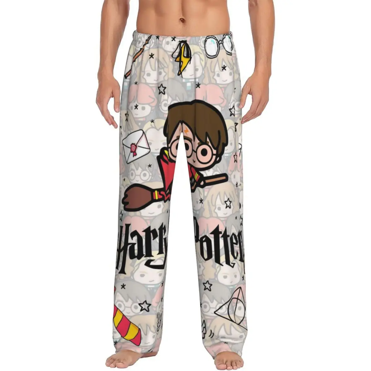 Custom Harrys Magic Adventure Movies Potters Pajama Pants Sleepwear Men Elastic Waistband Sleep Lounge Bottoms with Pockets 
Custom Harrys Magic Adventure Movies Potters Pajama Pants Sleepwear Men Elastic Waistband Sleep Lounge Bottoms with Pockets