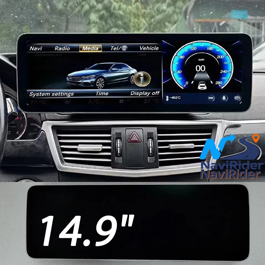 CarPlay Android Auto для Mercedes Benz E Class W207 W212 2010-2013 Экран мультимедийного плеера Беспроводной Bluetooth GPS Стерео 14,9 дюйма
CarPlay Android Auto для Mercedes Benz E Class W207 W212 2010-2013 Экран мультимедийного плеера Беспроводной Bluetooth GPS Стерео 14,9 дюйма