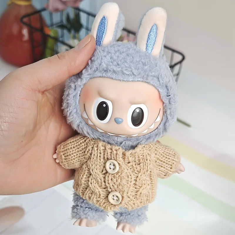 Fashionable Sweaters for Mini Labubu Doll Clothes with Color Blocking and Matching Hoodies Accessories.
Fashionable Sweaters for Mini Labubu Doll Clothes with Color Blocking and Matching Hoodies Accessories.